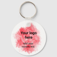 Aquarelle rouge simple ajouter votre logo texte pe