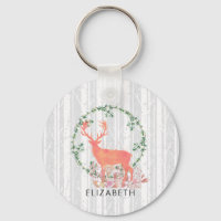 Aquarelle Russe Reindeer Boho personnalisée