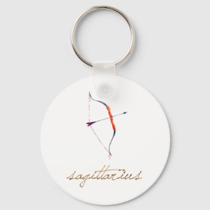 Porte-clés Aquarelle Sagittarius Bow & Flèche