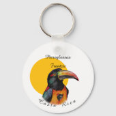 Porte-clés Aquarelle toucan (Recto)