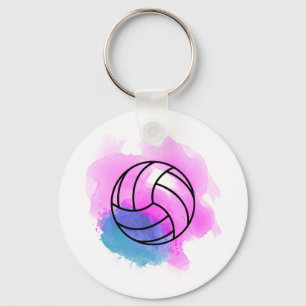 Porte-clés Aquarelle volleyball