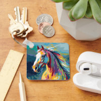 Aquarelles Illustration de la tête de cheval