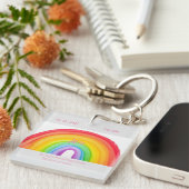 Porte-clés Aquarelles Rainbow (Devant Droit)
