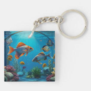 Porte-clés Aquarium Fish Tank