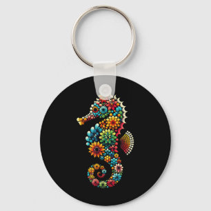Porte-clés Aquarium hippocampe réservoir de poissons aquariop