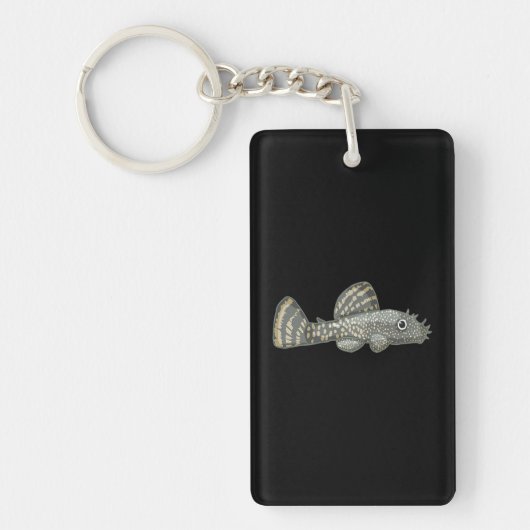 Porte-clés Aquarium Pleco Bristlenose pour les amateurs de pê (Devant)