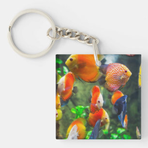 Porte-clés Aquarium Réservoir à poisson à thème