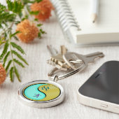 Porte-clés Aquarius & Boar métallique (Côté)