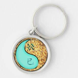 Porte-clés Aquarius et serpent à feu