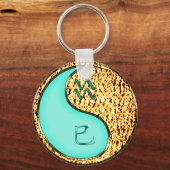 Porte-clés Aquarius et serpent à feu (Recto)