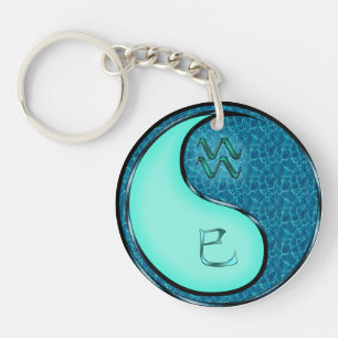 Porte-clés Aquarius et Serpent d'eau