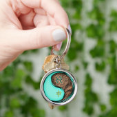 Porte-clés Aquarius et singe de la Terre (main)
