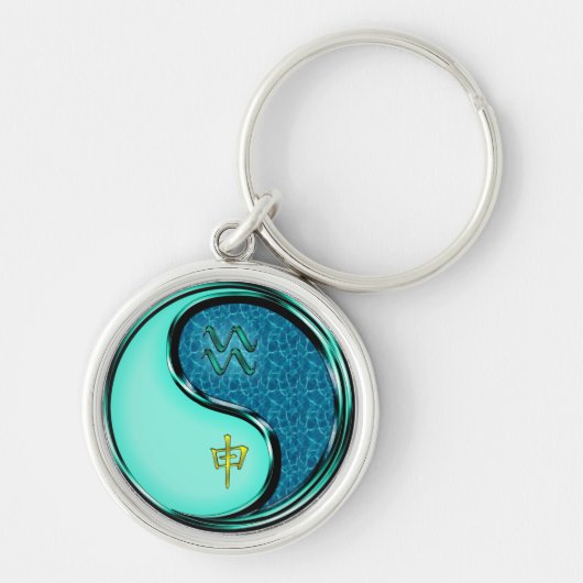 Porte-clés Aquarius et singe de l'eau (Devant)