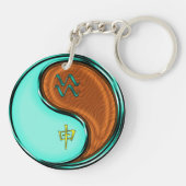 Porte-clés Aquarius et Singe des bois (Dos)