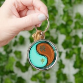 Porte-clés Aquarius et Singe des bois (Main)