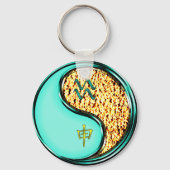 Porte-clés Aquarius et singe du feu (Verso)