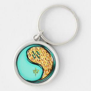 Porte-clés Aquarius et singe du feu