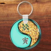 Porte-clés Aquarius et Tigre de Feu (Recto)