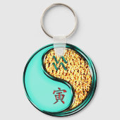 Porte-clés Aquarius et Tigre de Feu (Verso)