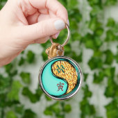 Porte-clés Aquarius et Tigre de Feu (Main)