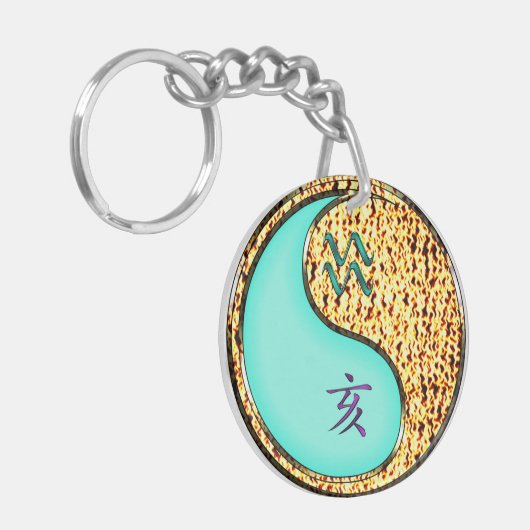 Porte-clés Aquarius & Fire Boar (Devant gauche)