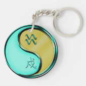 Porte-clés Aquarius & Metal Dog (Dos)