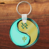 Porte-clés Aquarius & Singe Métal (Verso)