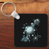 Porte-clés Aquarius Uranus Zodiac Métal (Recto)