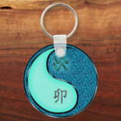 Porte-clés Aquarius & Water Rabbit (Recto)