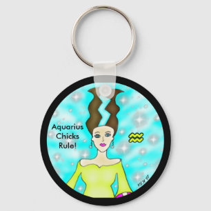 Porte-clés AquariusChicksRule ! Porte - clé