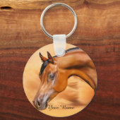 Porte-clés Arabian Horse Personnalisé (Recto)