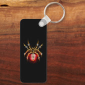 Porte-clés Araignée en vapeur noire (Verso)