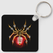 Porte-clés Araignée en vapeur noire (Dos)