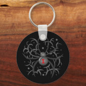 Porte-clés Araignée noire (Recto)