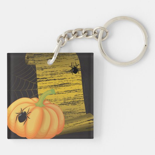 Porte-clés Araignées Et Citrouilles (Dos)