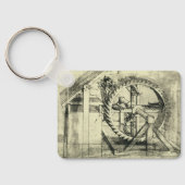 Porte-clés Arbalète à manège de Léonard de Vinci (Verso)