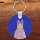 Porte-clés Arbalète violette et lunettes (Recto)