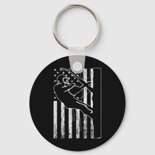 Porte-clés Arboriste Amérique États-Unis Outdoorsman Escalade