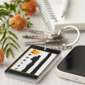 Porte-clés Arboriste : Montée du soleil silhouette grimpeur (Devant droit)