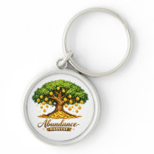 Porte-clés Arbre à Argent Chaque Pièce a des Racin