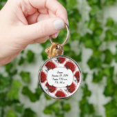 Porte-clés Arbre à feuilles à cœur rouge (Main)