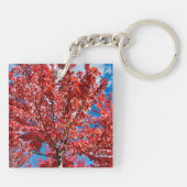 Porte-clés Arbre à feuilles rouges à l'automne (Dos)