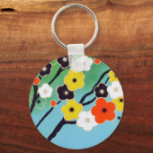 Porte-clés Arbre à prune en fleurs (Recto)