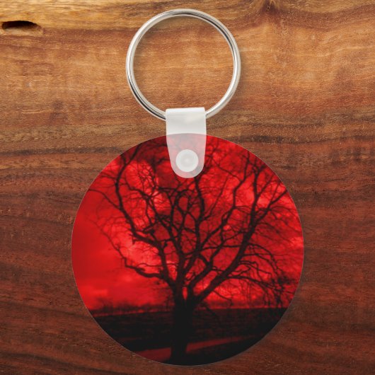 Porte-clés Arbre Abstrait (Recto)