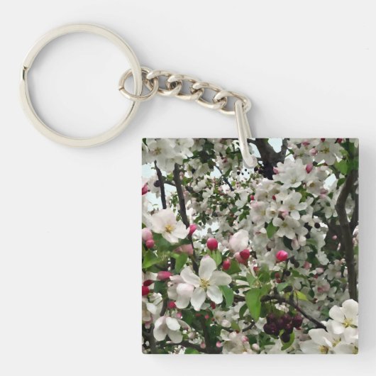 Porte-clés Arbre Apple en fleurs (Devant)