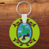 Porte-clés Arbre bonsaï (Recto)