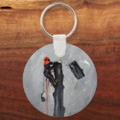 Porte-clés Arbre chirurgien Arboriste Noël présent Anniversai (Recto)