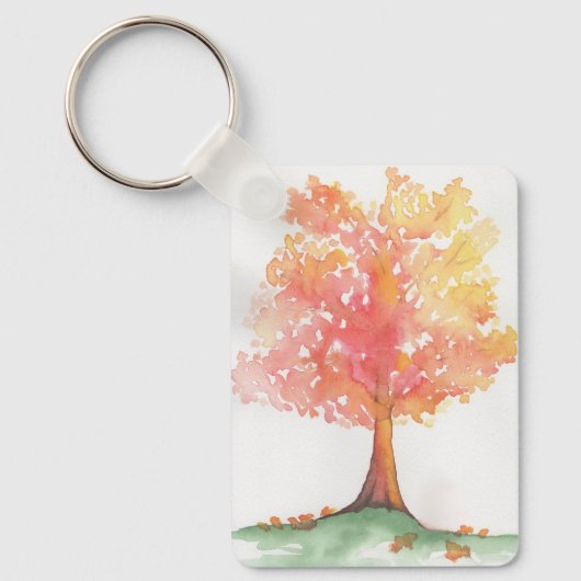 Porte-clés Arbre d'automne (Recto)