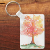 Porte-clés Arbre d'automne (Recto)