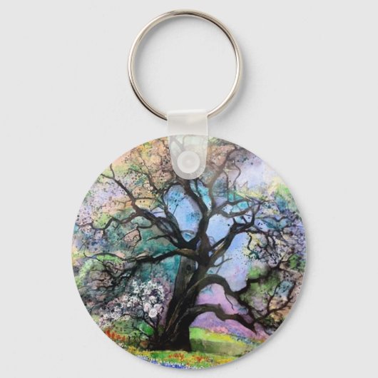 Porte-clés Arbre De Couleurs (Recto)